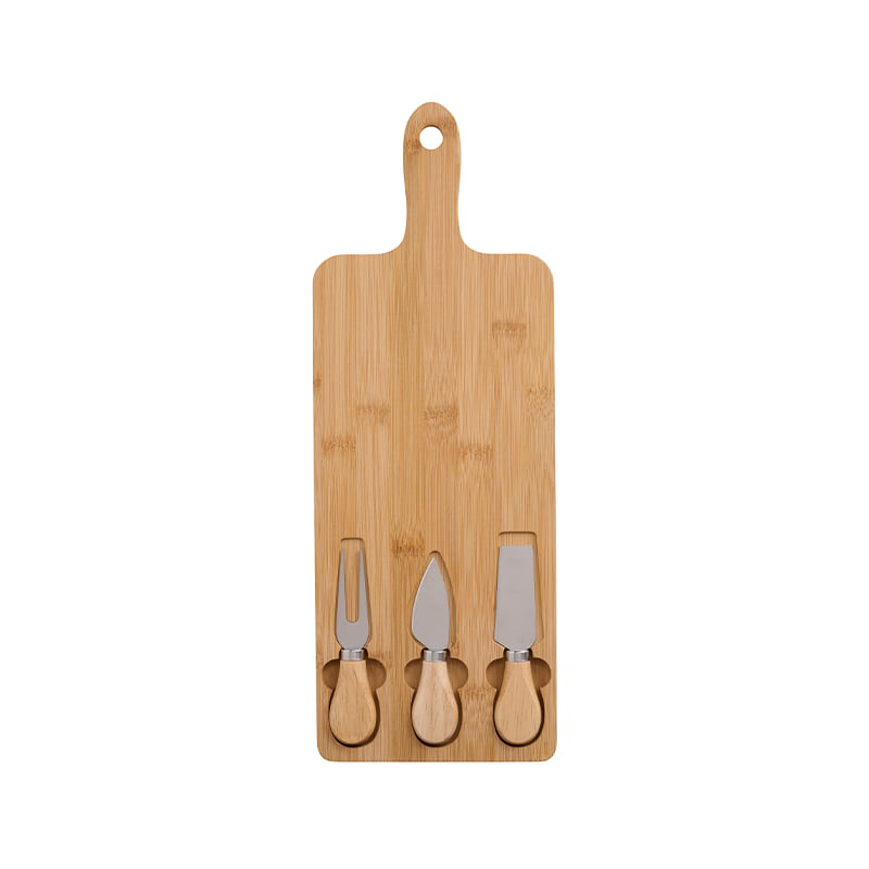 Day bamboo cheese board & knifes 45x15x2cm image number null