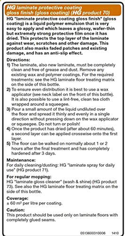 Product image: Hg laminate protector 1l, , medium-null
