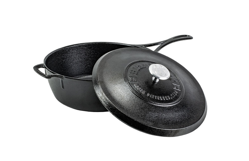 Blacklock *49* - deep frying pan with lid - 3.78lt, , medium-null