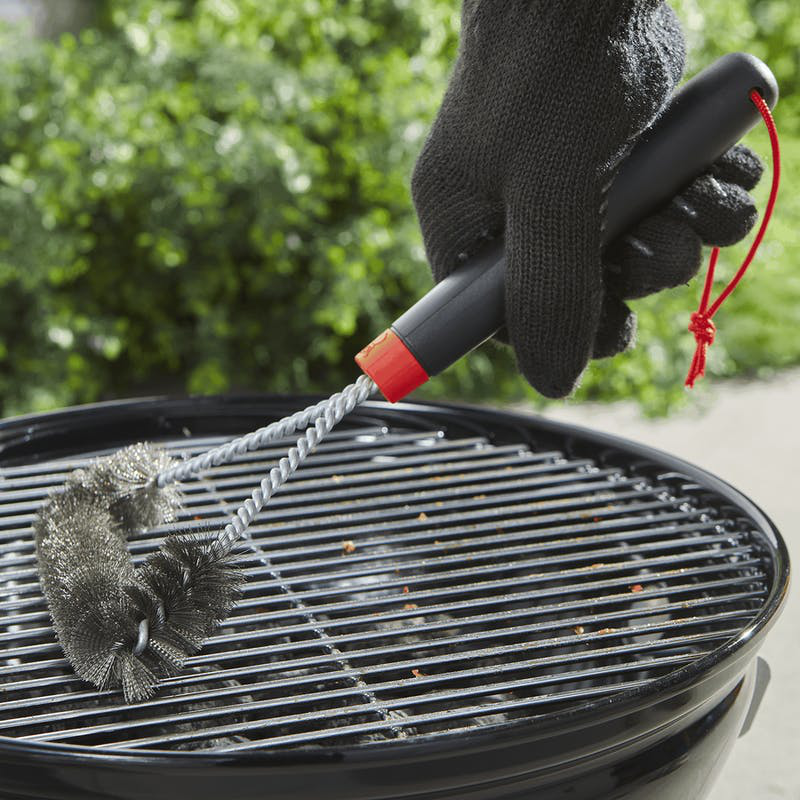 Weber 3 sided grill brush 30cm, , medium image number null