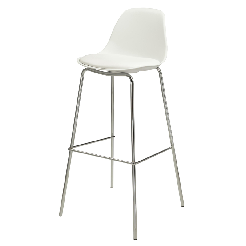 Shome nora kitchen stool pp seat - white, , medium-null