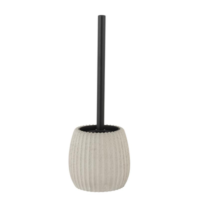 Wenko torretta diatomite stone toilet brush - light grey