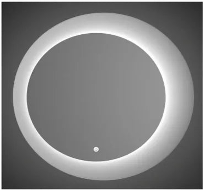 Mirror led giro with back-light, , medium