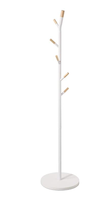 Five coat rack with 6 hooks 40x175.5cm, , medium