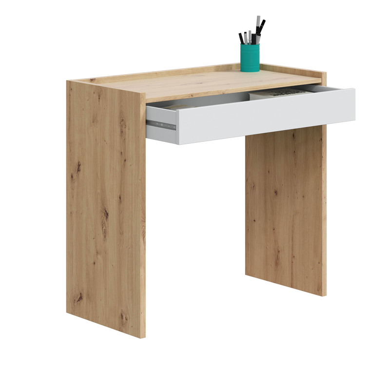 Product image: Fores noa office desk - oak/white, , medium-null