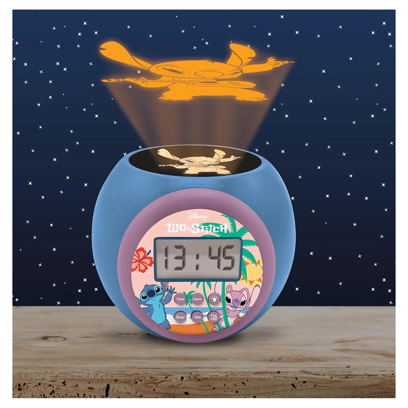 Product image: Disney stitch projector alarm clock, , medium-null