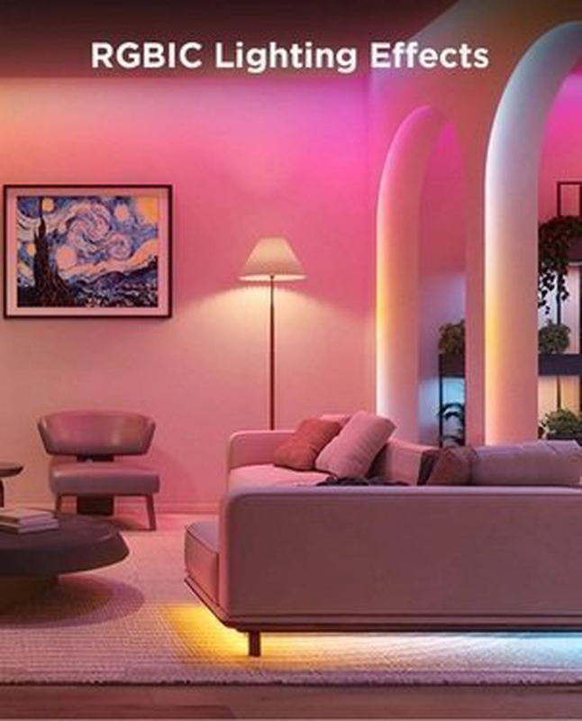 Govee led light strip rgbic smart Wi-Fi & bt w/protective coating 5m (matter), , medium-null
