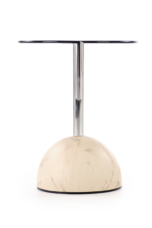 Ariana side table beige marble/ amber glass, , medium-null