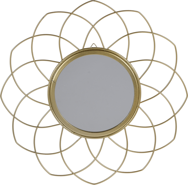 Mirror with metal frame, , medium-null