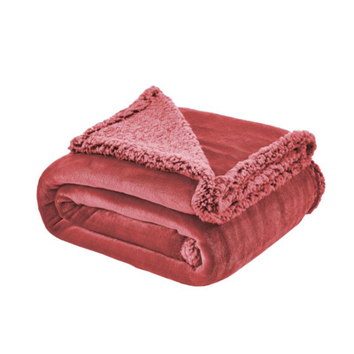 Blanket sherpa flannel 200x220 - 4 assorted colors, , medium