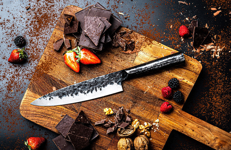 Forged brute chef's knife 440c japanese steel, , medium image number null