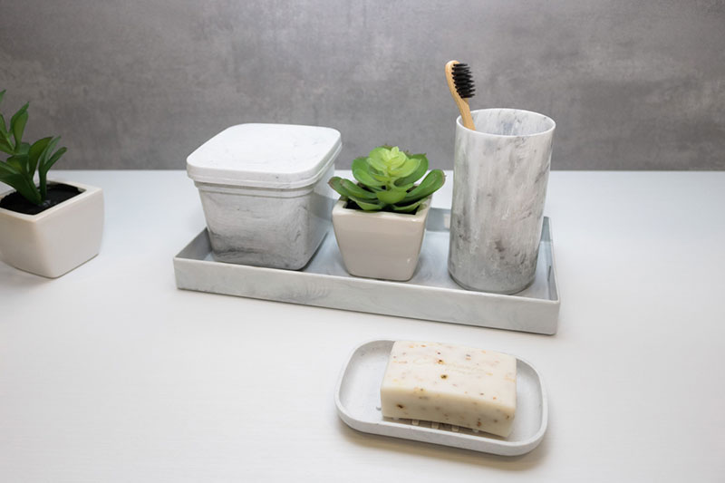 Stone organizer trait white, , medium-null