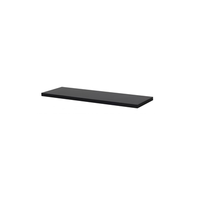 Deco system wall shelf  60x18cm 18mm black, Black, medium