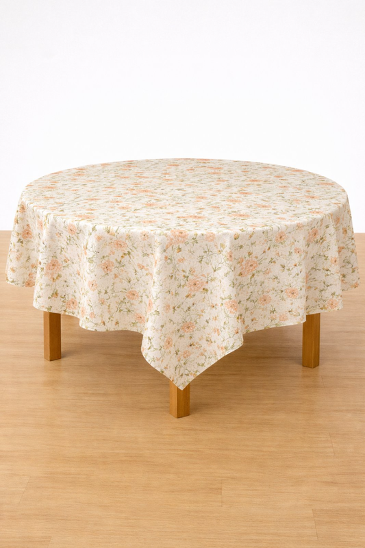 Vintage floral tablecloth #tc108-null