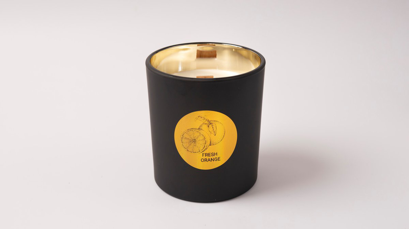 Soy scented  candle | 400gr | Orange-null