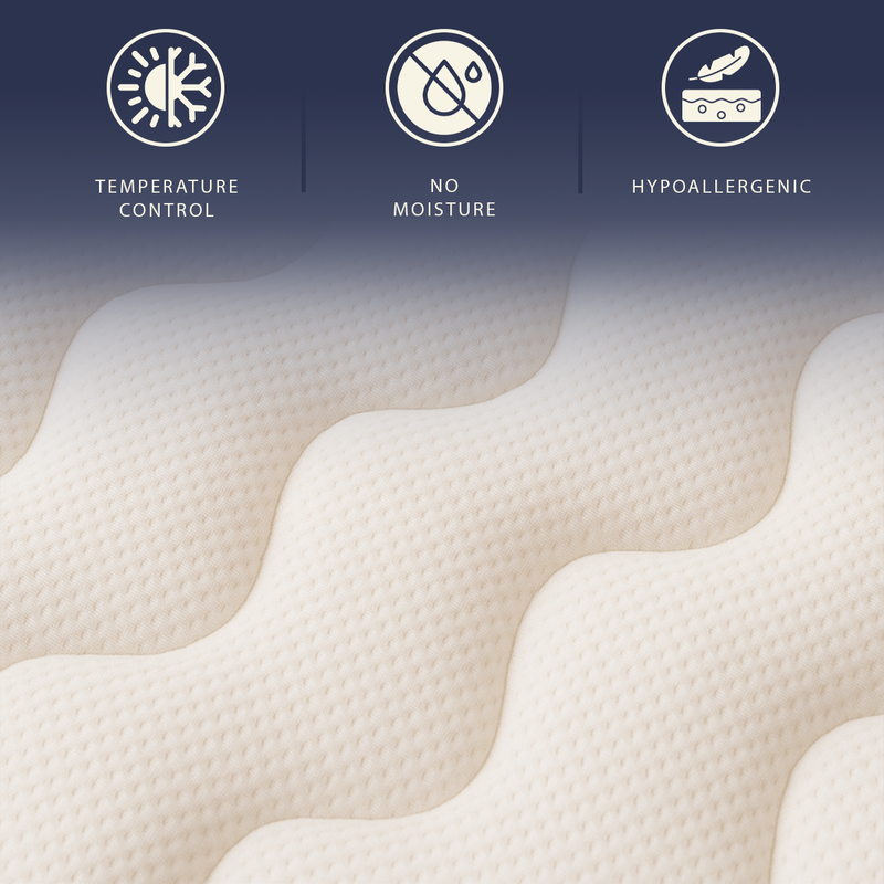 One and a half mattress 120 x 190 waterfoam orthopedic | height 21 cm with 2 cm diamond foam in fabric | medical device class 1 | ergonomic and breathable | made in italy-null