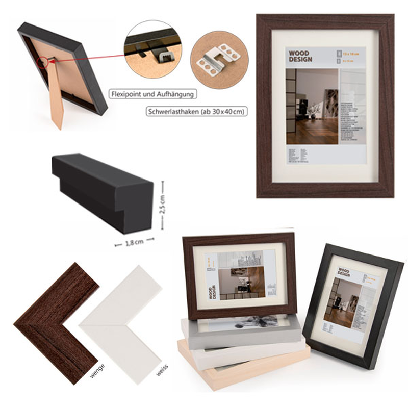 The wall art wien φωτογραφοθηκη wenge 15x21cm, , medium image number null