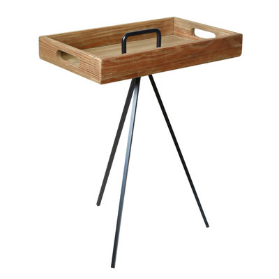 2 in 1 wooden tray and table
