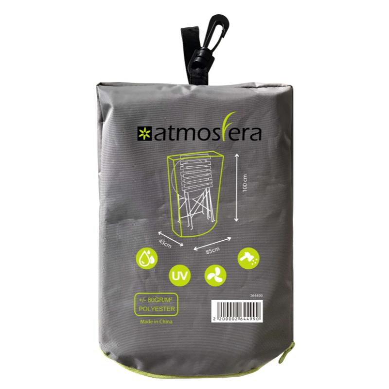 Καλυμμα για πτυσσομενη καρεκλα 85x45xh100cm - γκρι, , medium image number null