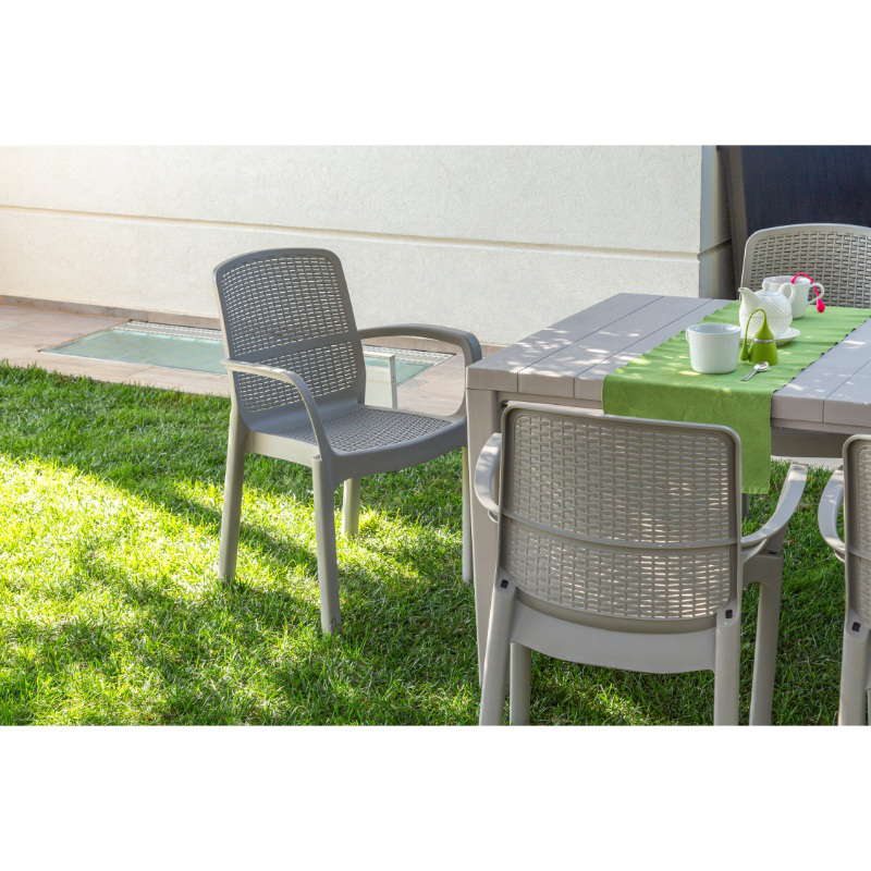Toomax numana outdoor chair - taupe, , medium-null