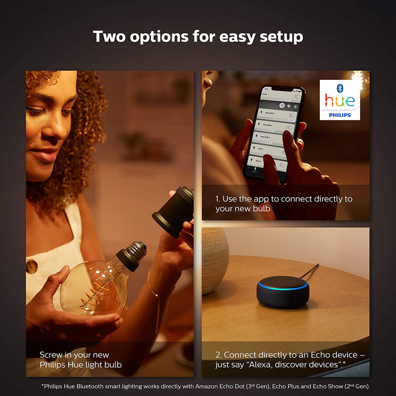 Philips hue 7w filament g93 e27 image number null