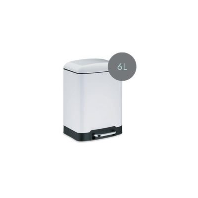 Ankor athina pedal bin - 6l, White, medium