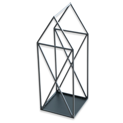 Boltze iron black firewood rack 98x36cm
