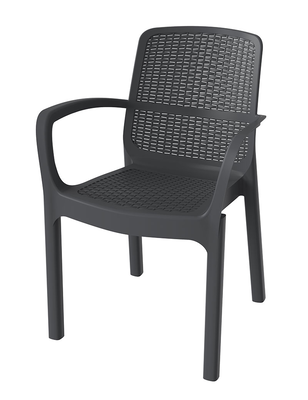 Toomax numana outdoor chair 58x56,5x83cm - anthracite, , medium