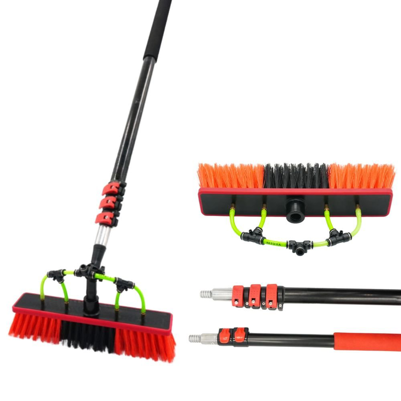 Πολυλειτουργική βούρτσα καθαρισμού φωτοβολταϊκών με παροχή νερού 7,5μ, , medium-null
