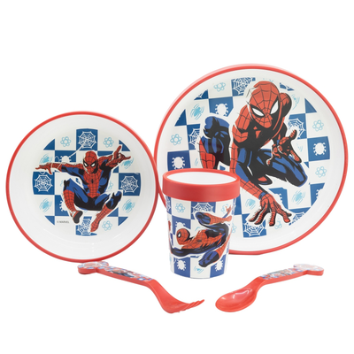 Marvel: spider-man arachnid grid - non slip 5 pcs bicolor premium set
