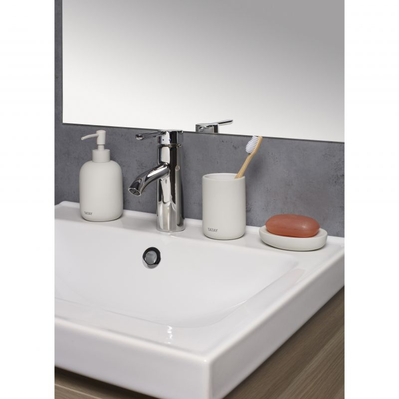 Product image: Tatay σαπουνοθηκη soft - λευκο περγαμον, , medium-null