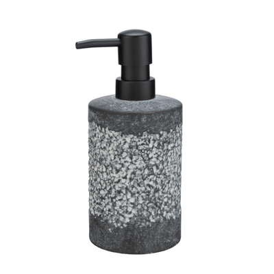 Wenko anfo ceramic soap dispenser 390ml - grey