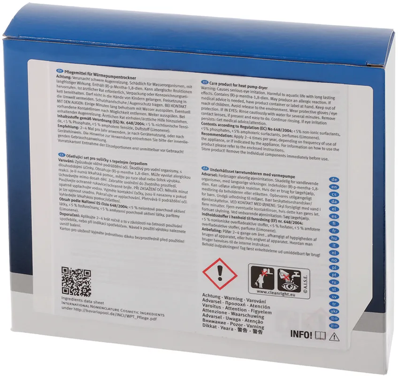 Care set for heat pump dryer 4x125ml  00312111, , medium-null