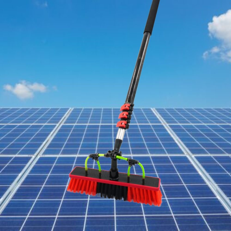 Πολυλειτουργική βούρτσα καθαρισμού φωτοβολταϊκών με παροχή νερού 7,5μ, , medium-null