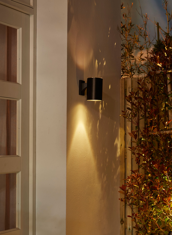Luxform lighting round solar up & down walllight 50lm, , medium-null