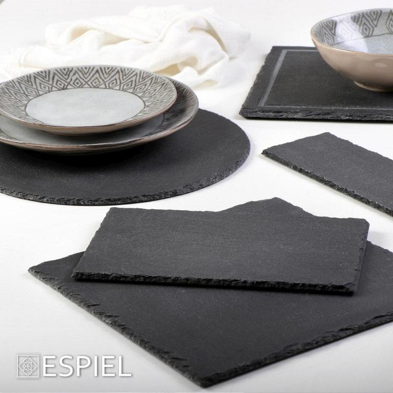 Product image: Espiel πλατω σερβιρισματος απο σχιστολιθο 30x30cm, , medium-null