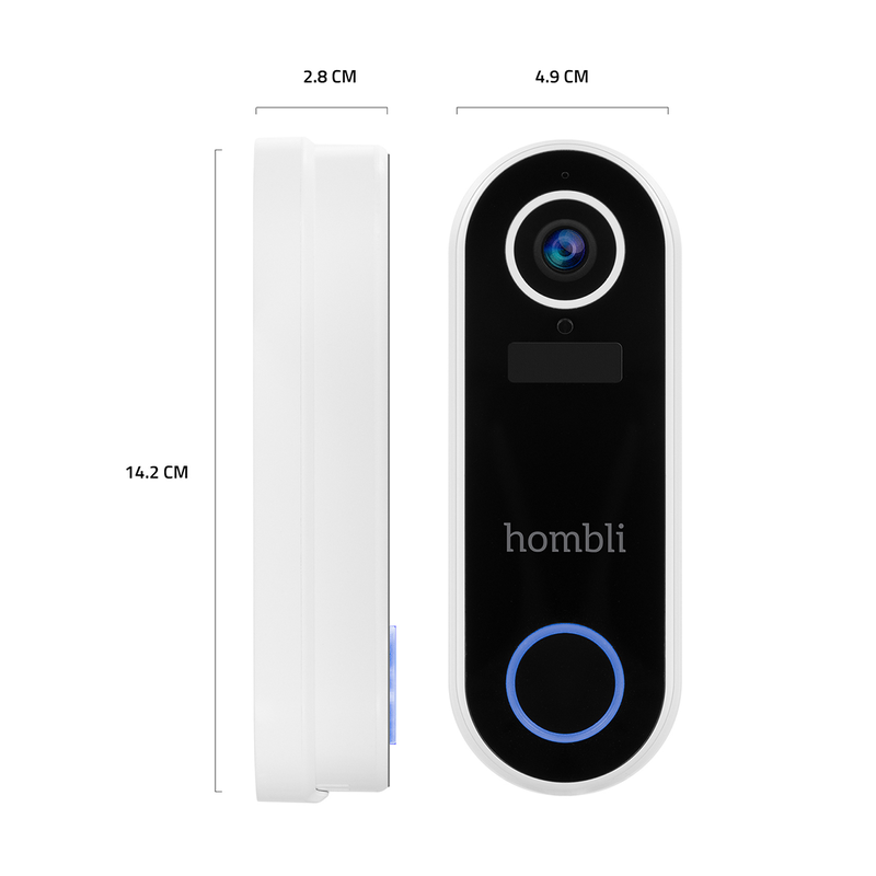 Smart doorbell 2 & chime 2 white, , medium-null