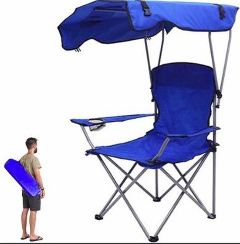 Beach chair with umbrella, , medium-null