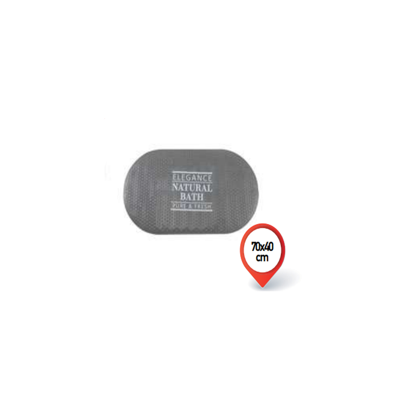 Product image: Non-slip bath mat 70x40cm gray, , medium-null