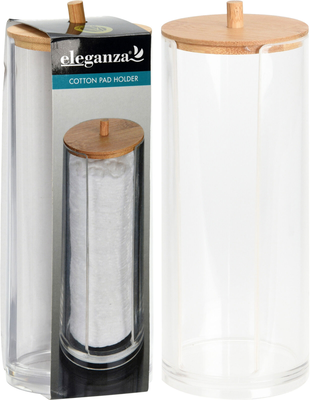 Cotton pad holder ps bamboo, , medium