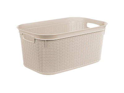Clothes basket 50.5x33.5x23.5cm 27l plastic, , medium
