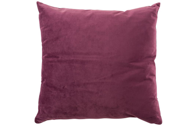 Cushion square velvet dark purple, , medium