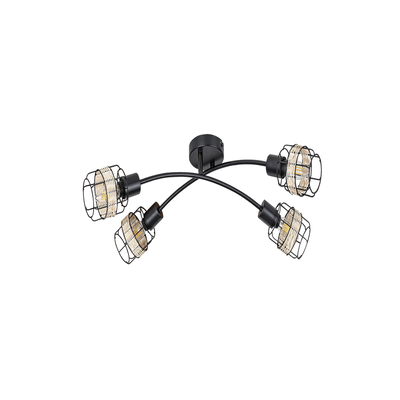 Indiana ceiling lamp 25w black