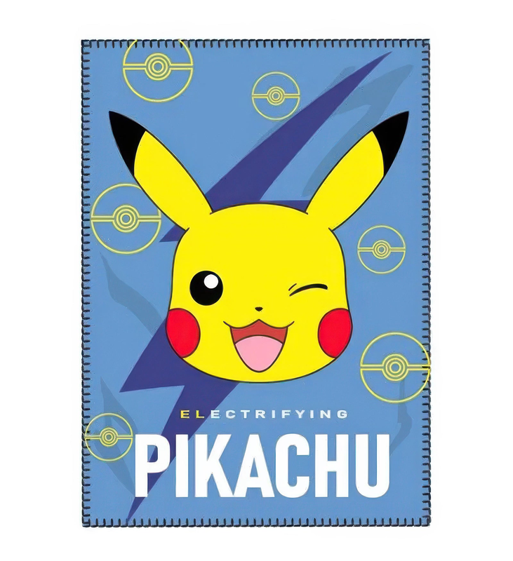Pokémon pikachu polar blanket, , medium-null