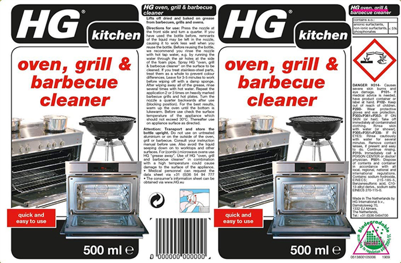 Hg oven, grill & barbeque cleaner 500ml, , medium-null