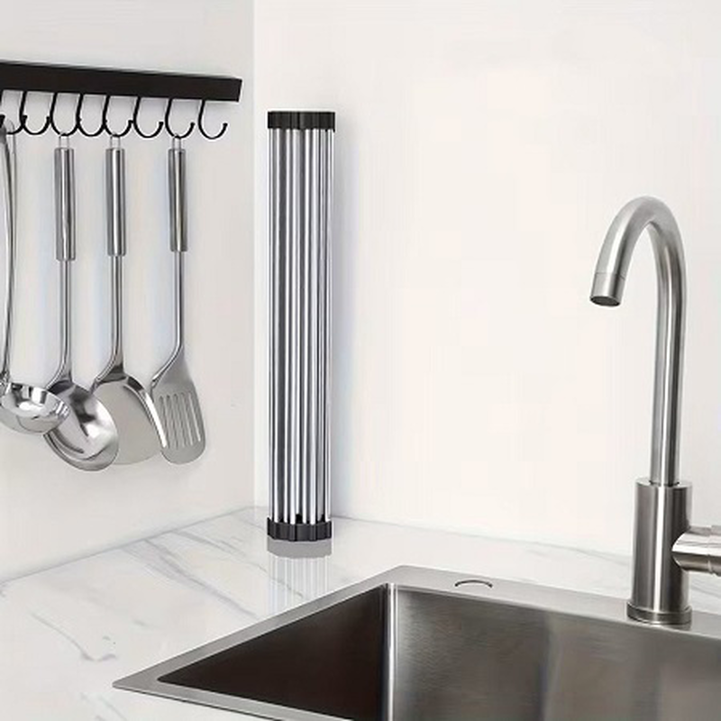 Ankor over the sink roll up drying rack 48.5x33x1cm 850273, , medium-null