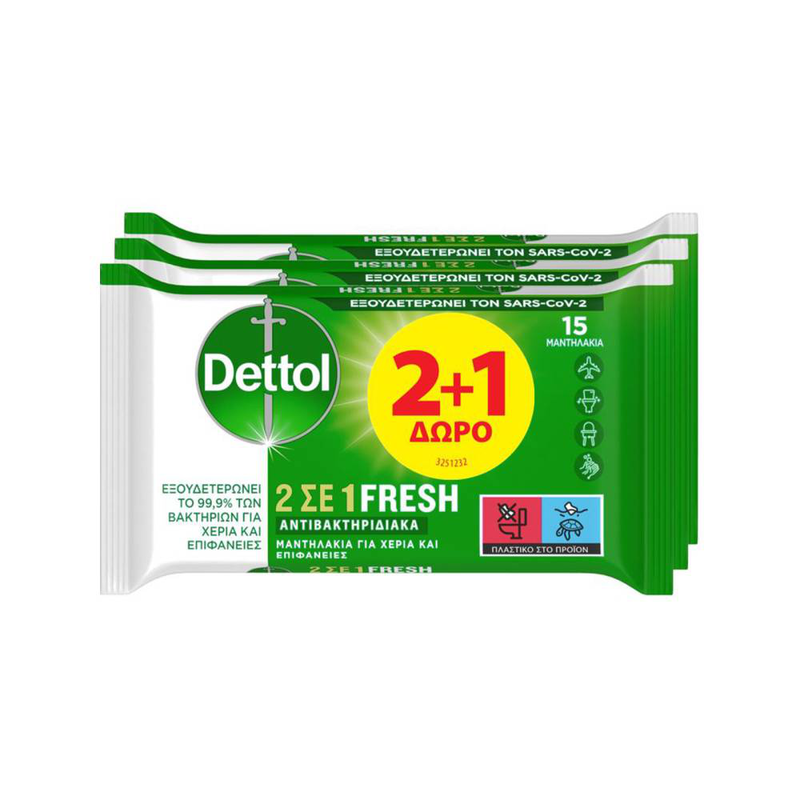 Product image: Dettol wipes 2+1 free expires 31/01/2026, wipes, , medium-null
