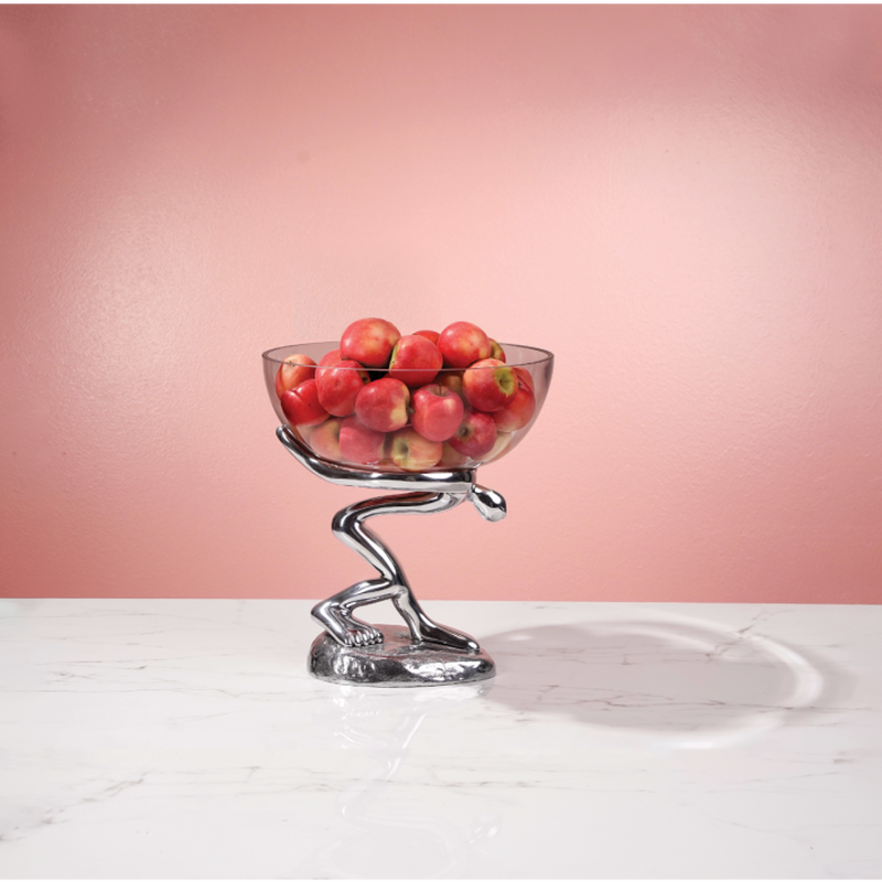 Product image: Glass bowl and stand-null