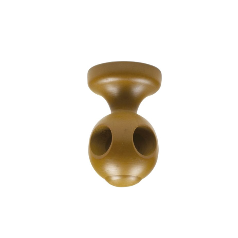 Ceiling roof curtain support wooden for corner 281 pine-null