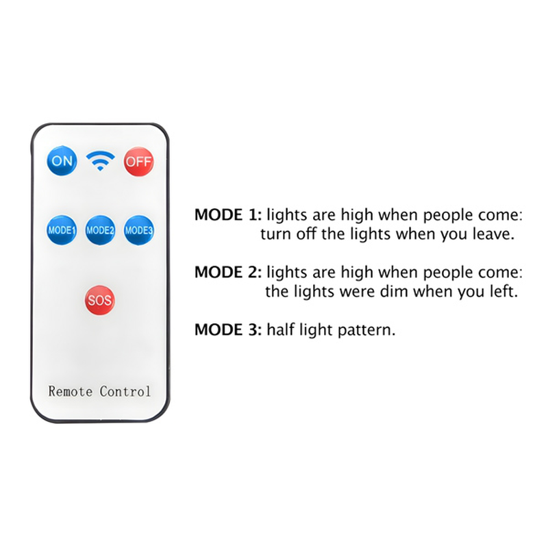 Ηλιακό φωτιστικό με αισθητήρα κίνησης και τηλεκοντρολ – jortan, , medium-null